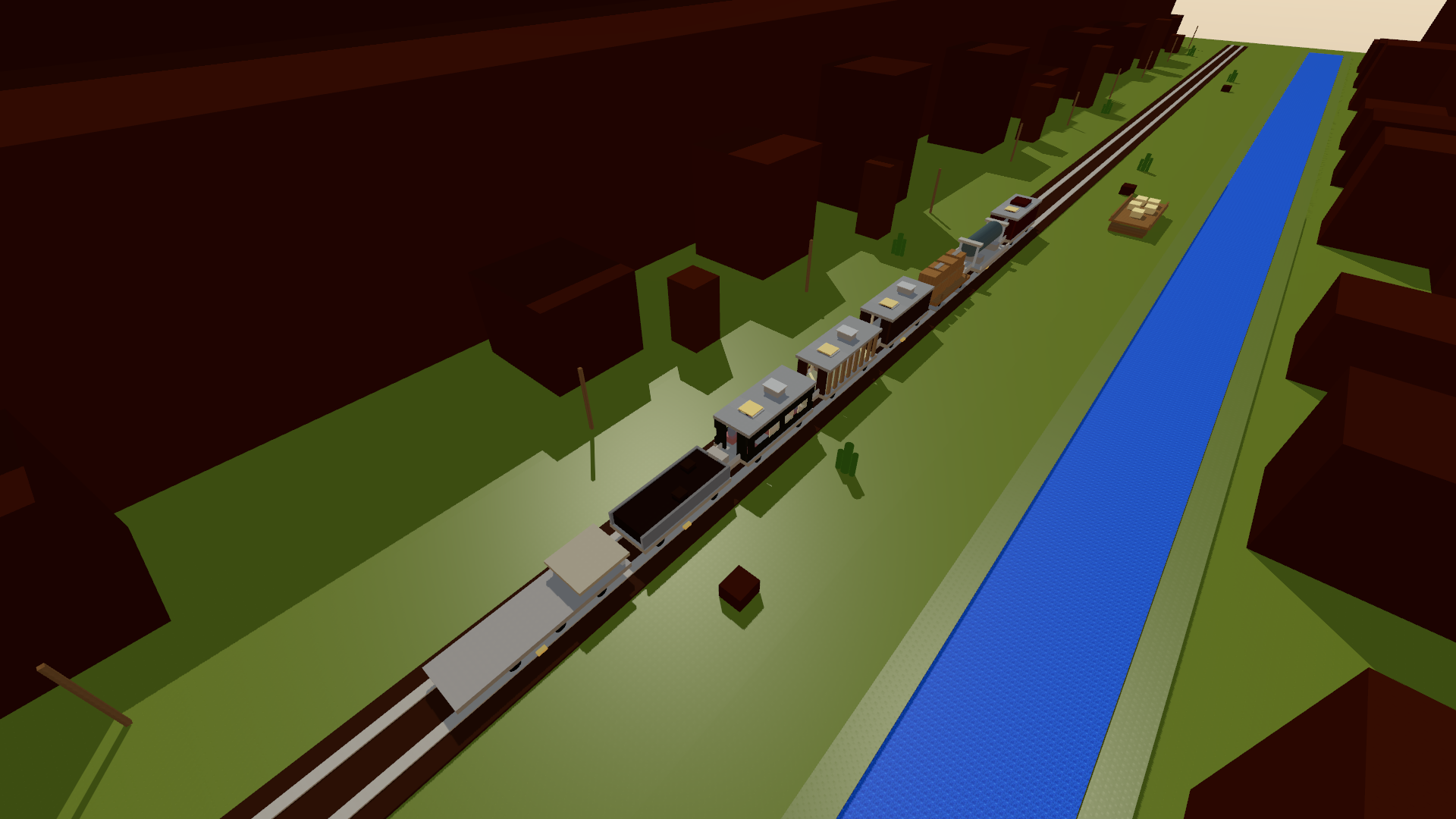 Train Roof Run